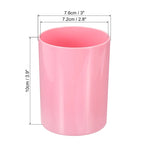 2x porte-crayons, porte-pinceaux de maquillage rond en plastique, organisateur de bureau