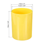 2x porte-crayons, porte-pinceaux de maquillage rond en plastique, organisateur de bureau