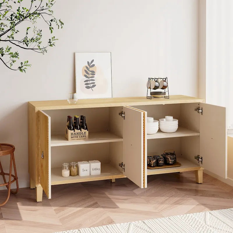 Armoire de rangement à 4 portes