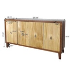 Armoire de rangement à 4 portes