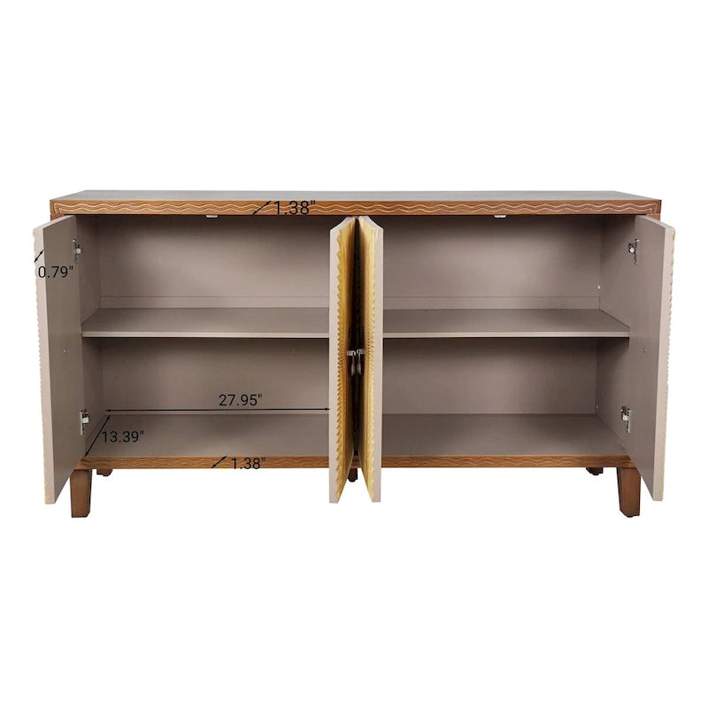 Armoire de rangement à 4 portes