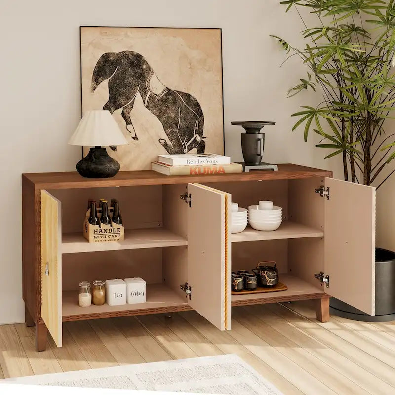 Armoire de rangement à 4 portes