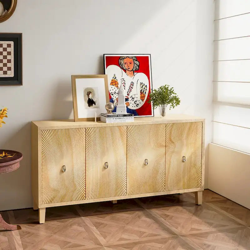 Armoire de rangement à 4 portes