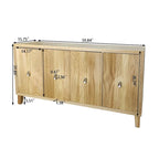 Armoire de rangement à 4 portes