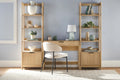 Bureau avec 2 bibliothèques étroites