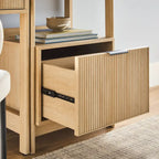 Bureau avec 2 bibliothèques étroites