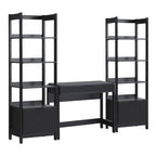 Bureau avec 2 bibliothèques étroites