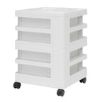 Organisateur de rangement mobile rotatif 4 faces – 18 L x 18 P x 26 H