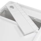 Organisateur de rangement mobile rotatif 4 faces – 18 L x 18 P x 26 H