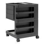 Organisateur de rangement mobile rotatif 4 faces – 18 L x 18 P x 26 H