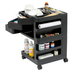 Organisateur de rangement mobile rotatif 4 faces – 18 L x 18 P x 26 H