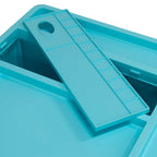 Organisateur de rangement mobile rotatif 4 faces – 18 L x 18 P x 26 H