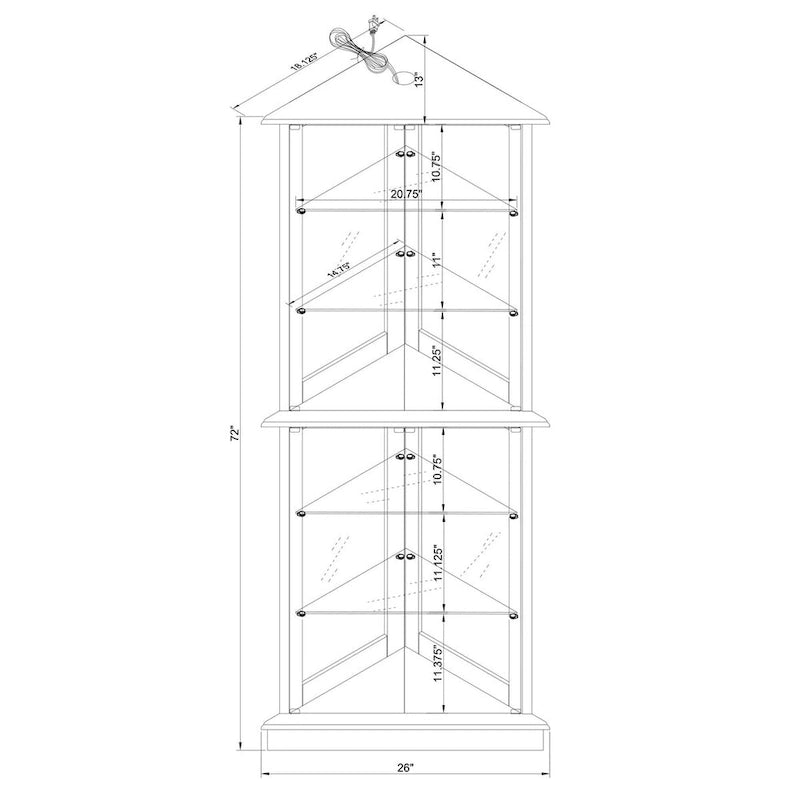 Meuble avec éclairage