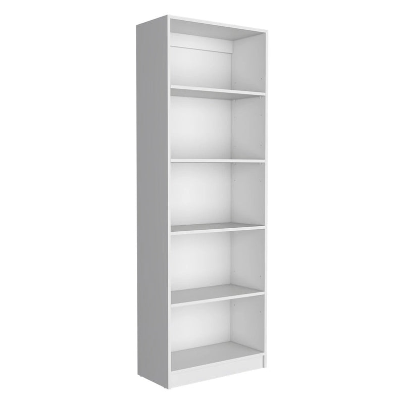Bibliothèque de 2 meubles à 5 étagères et placard