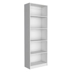 Bibliothèque de 2 meubles à 5 étagères et placard