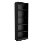 Bibliothèque de 2 meubles à 5 étagères et placard