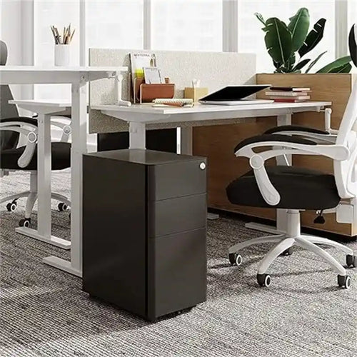 Commode de classement mince à 3 tiroirs - 17,7P x 11,8L x 23H